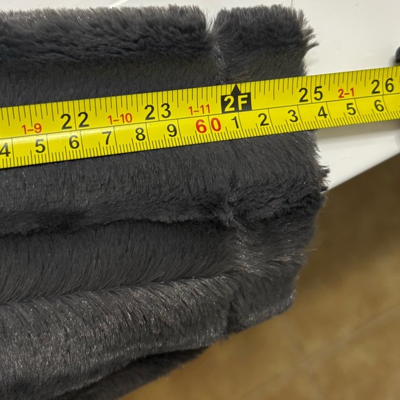 Slinky Brand Silver Fox  Gray Faux Fur Coat Womens Size X Large - Picture 6 of 10